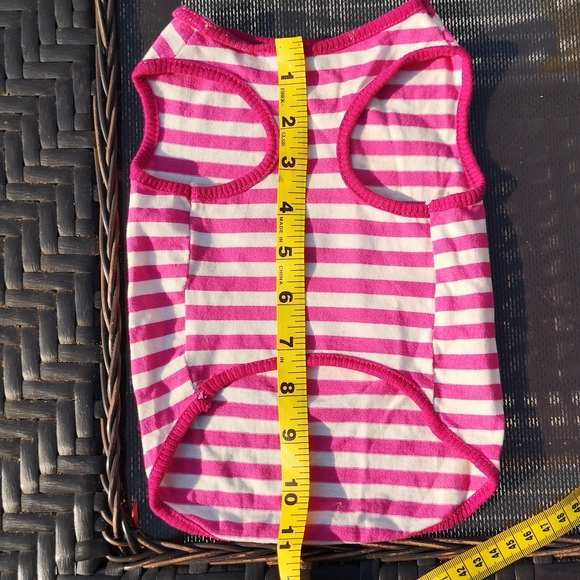 Dog Puppy Pet Tees T-shirts Lot of 2 Pink Summer Clothing - Picture 13 of 14